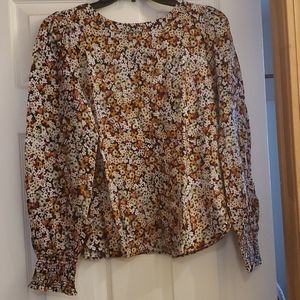 Loft floral blouse